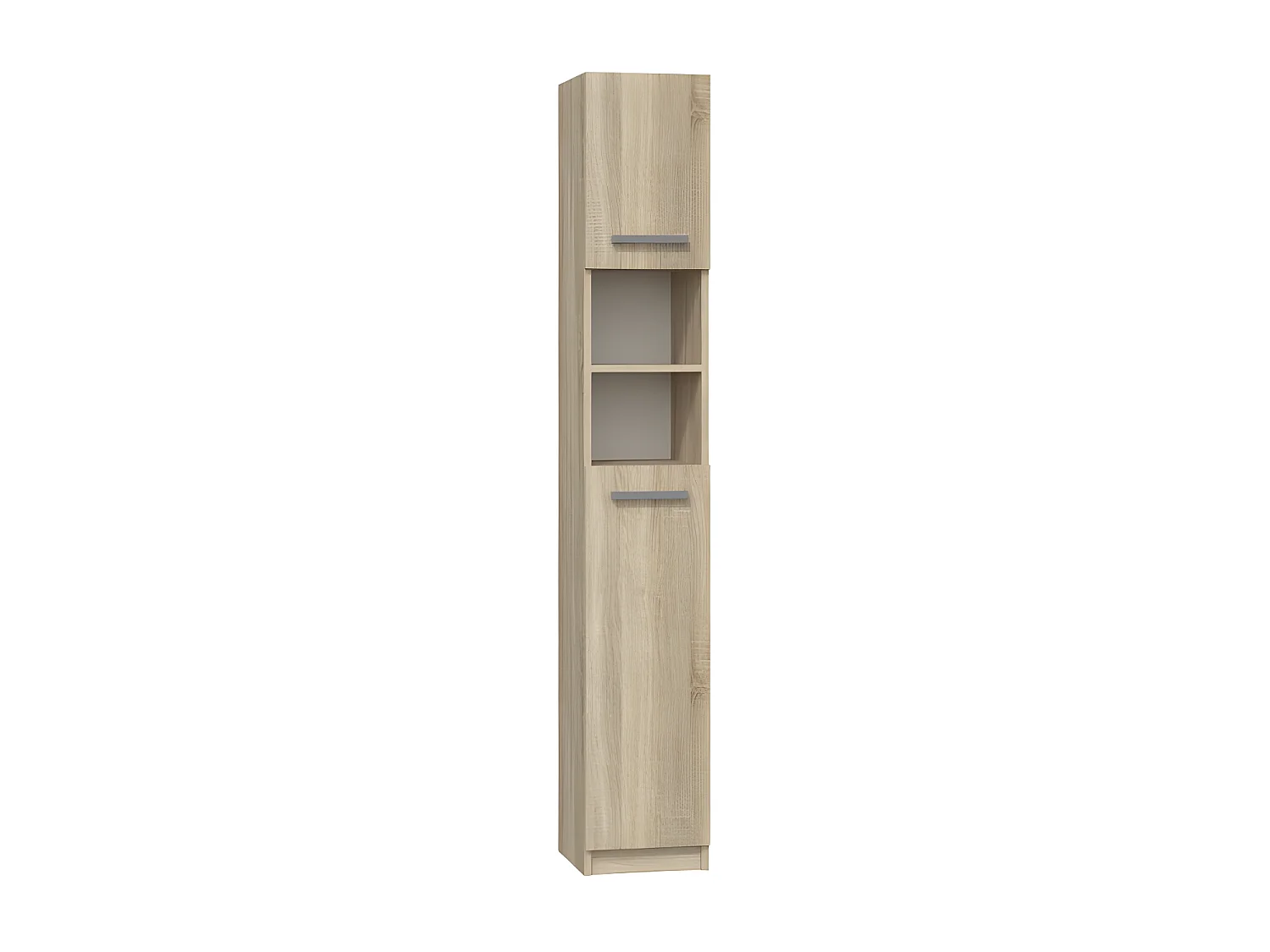 MARELLO - Columna de baño de estilo moderno - 183x32x30 - 2 puertas+baldas
