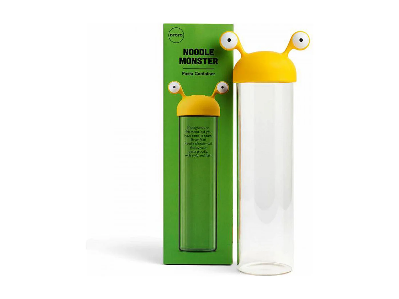 Récipient à pâtes Noodle Monster Jaune  PA Design