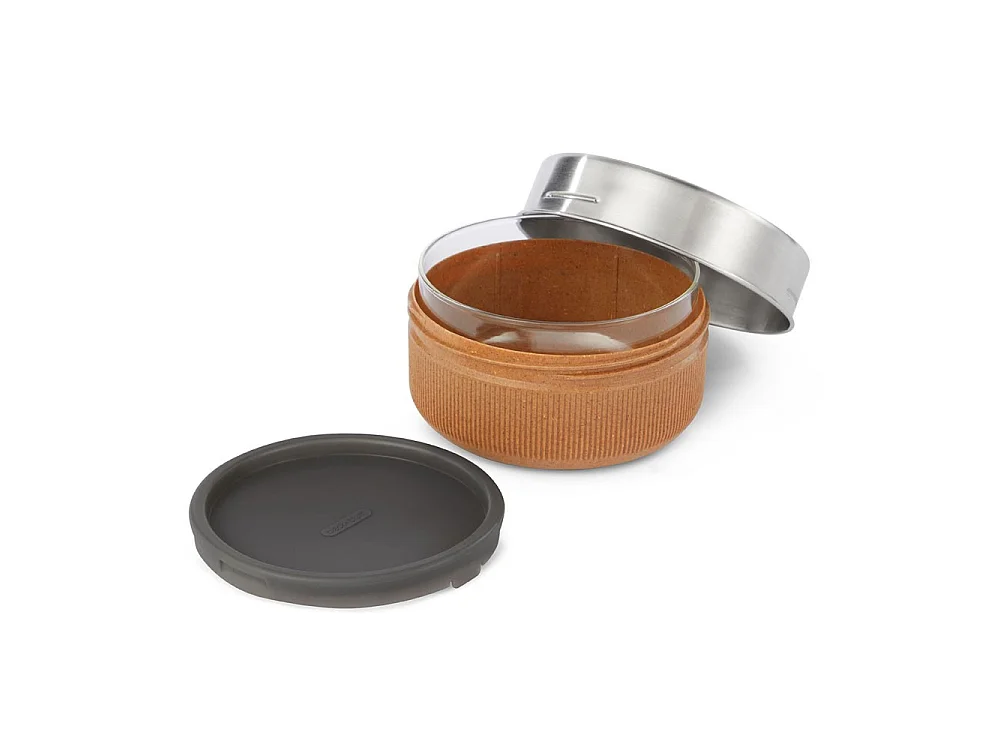 Lunch bol en verre et silicone Amande  Black and Blum