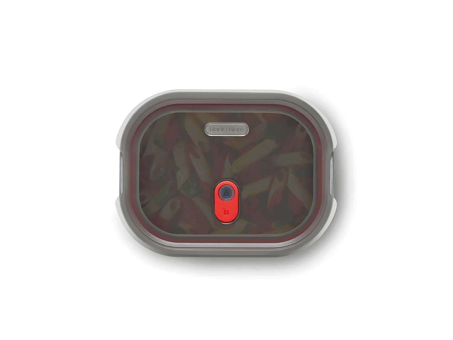 Lunch box acier micro-ondable 900ml Argent  Black and Blum