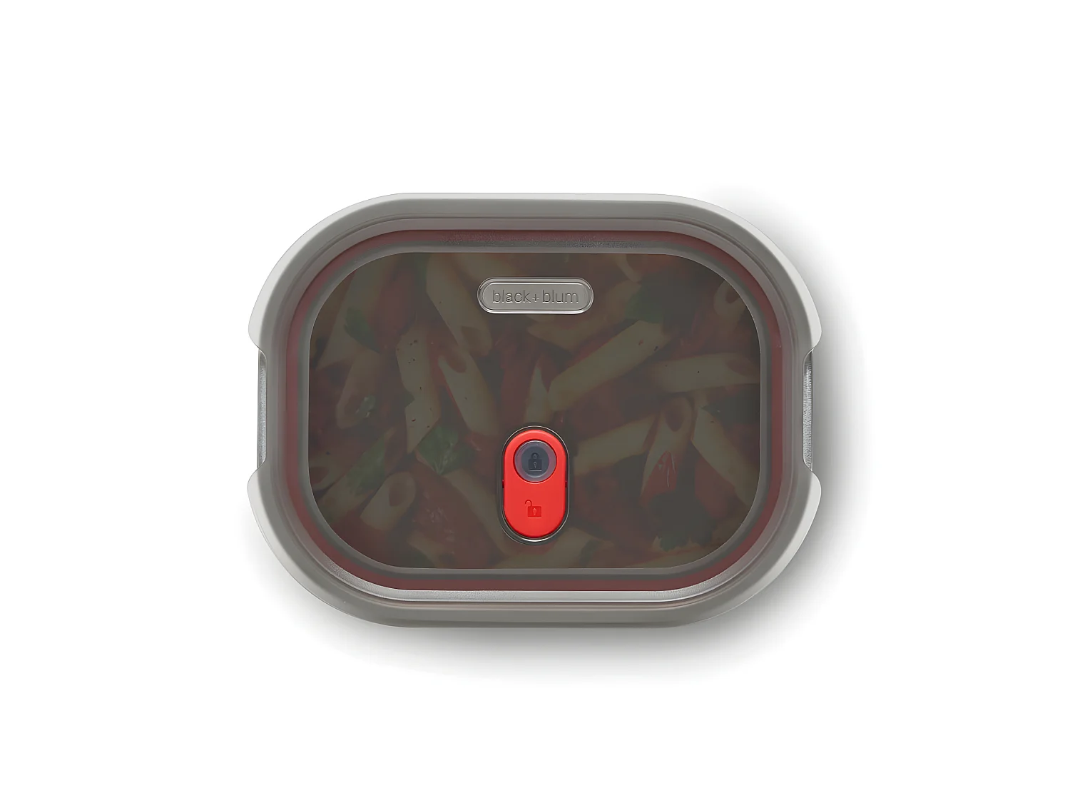 Lunch box acier micro-ondable 900ml Argent  Black and Blum