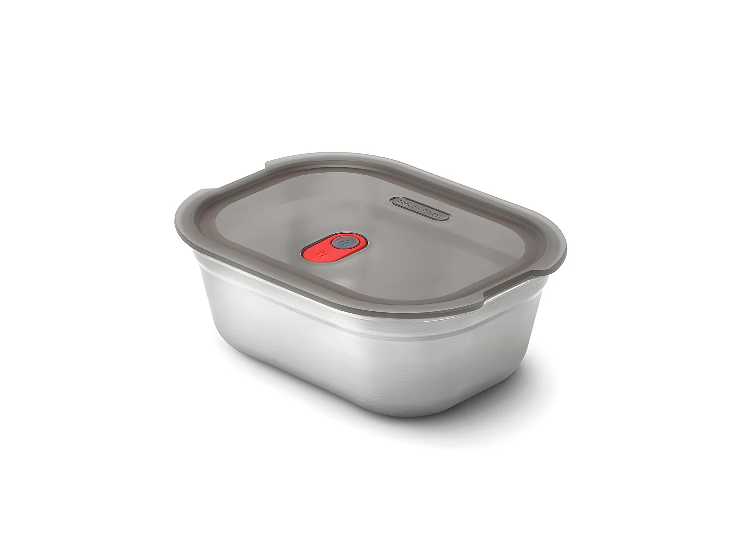 Lunch box acier micro-ondable 900ml Argent  Black and Blum