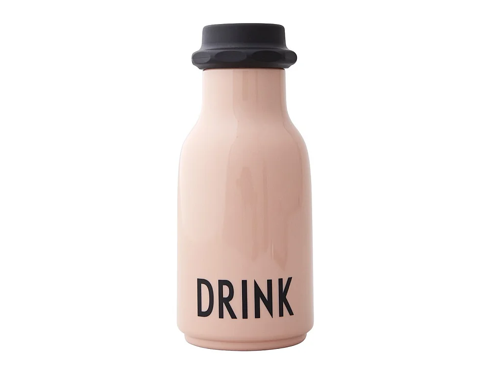 Gourde enfant 330ml Drink Rose  Design Letters