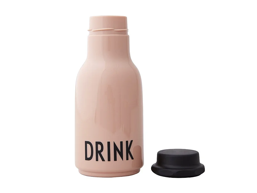 Gourde enfant 330ml Drink Rose  Design Letters