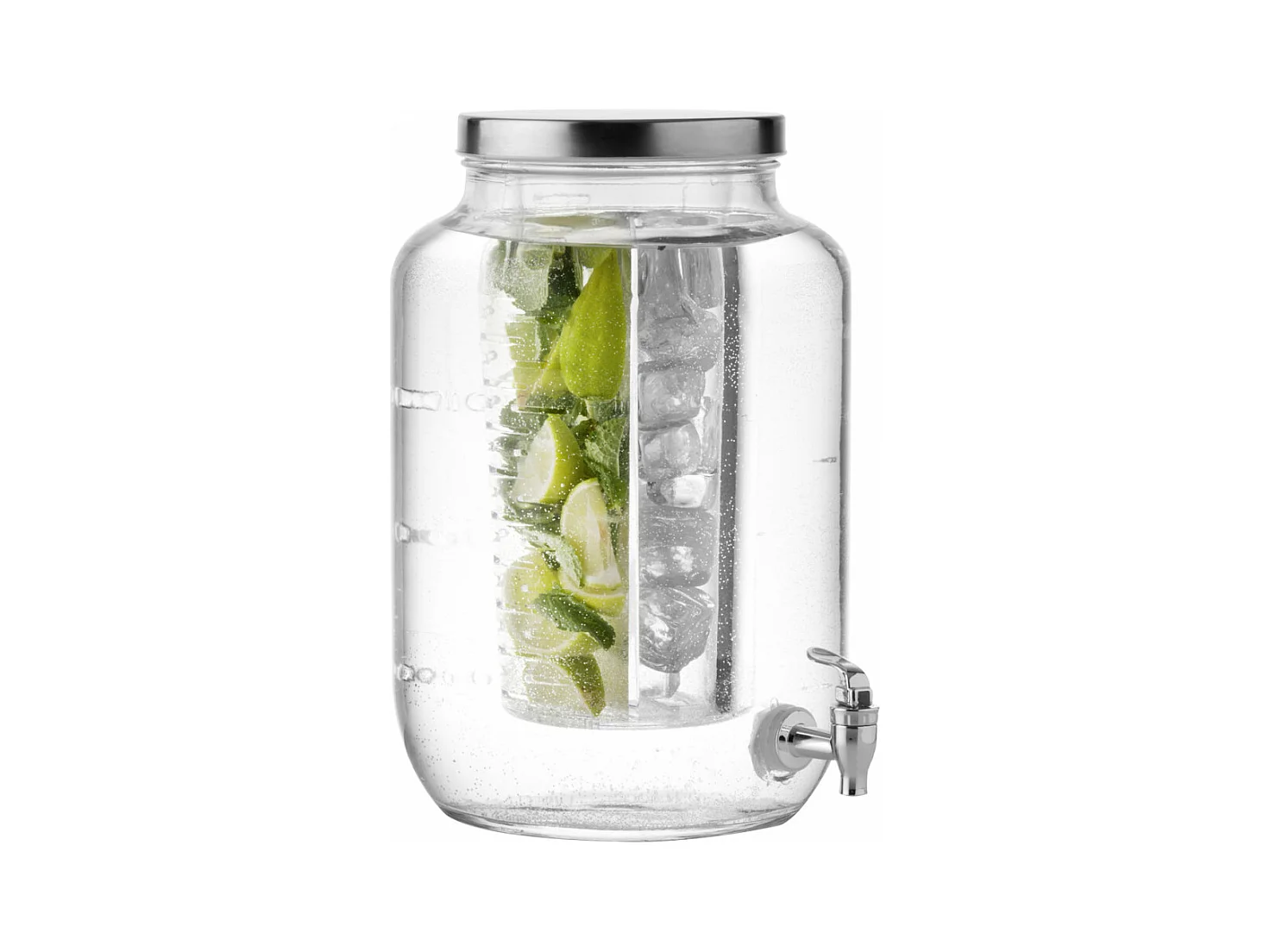 Fontaine et infuseur 7 litres Transparent  Leonardo