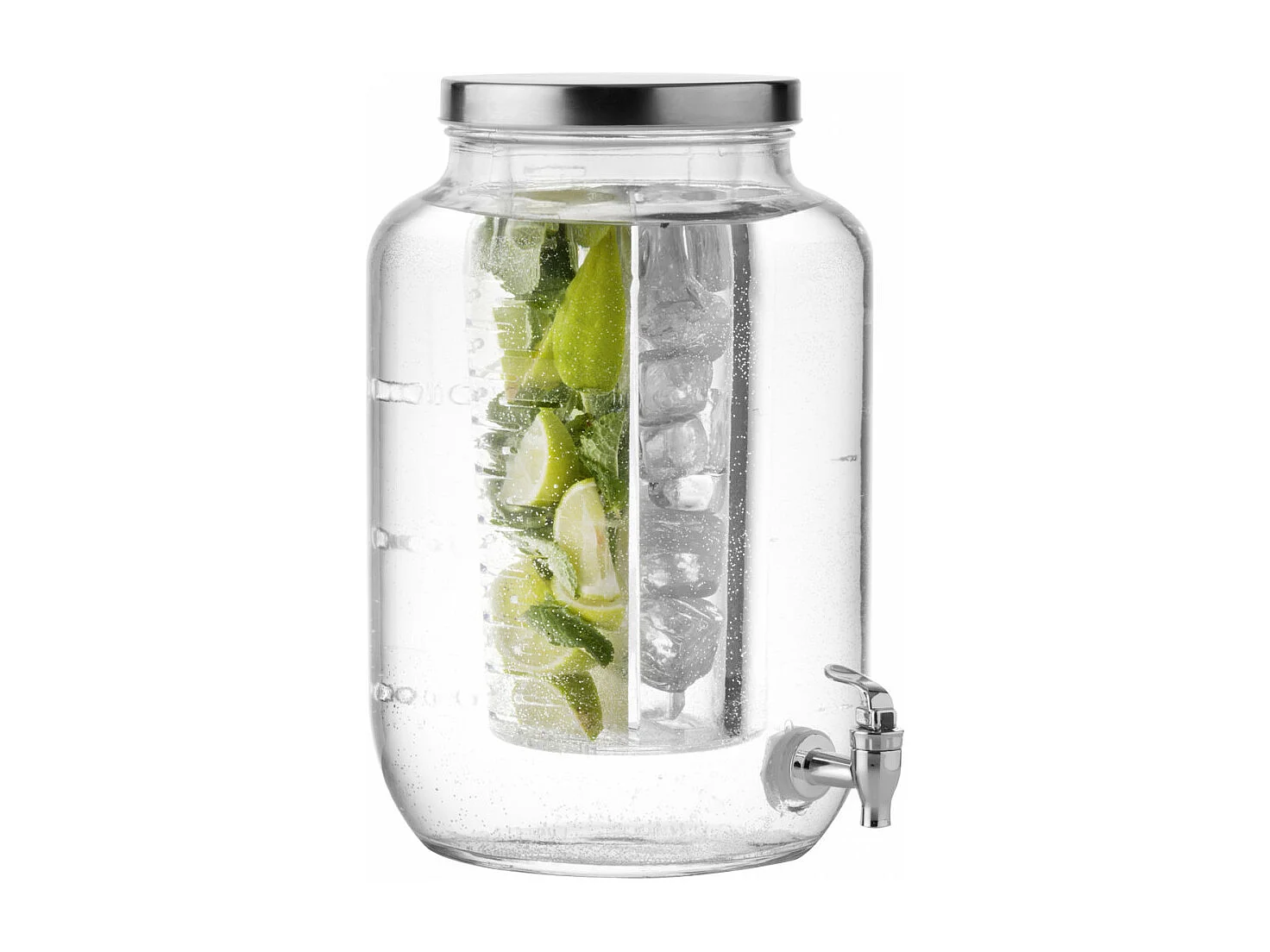 Fontaine et infuseur 7 litres Transparent  Leonardo