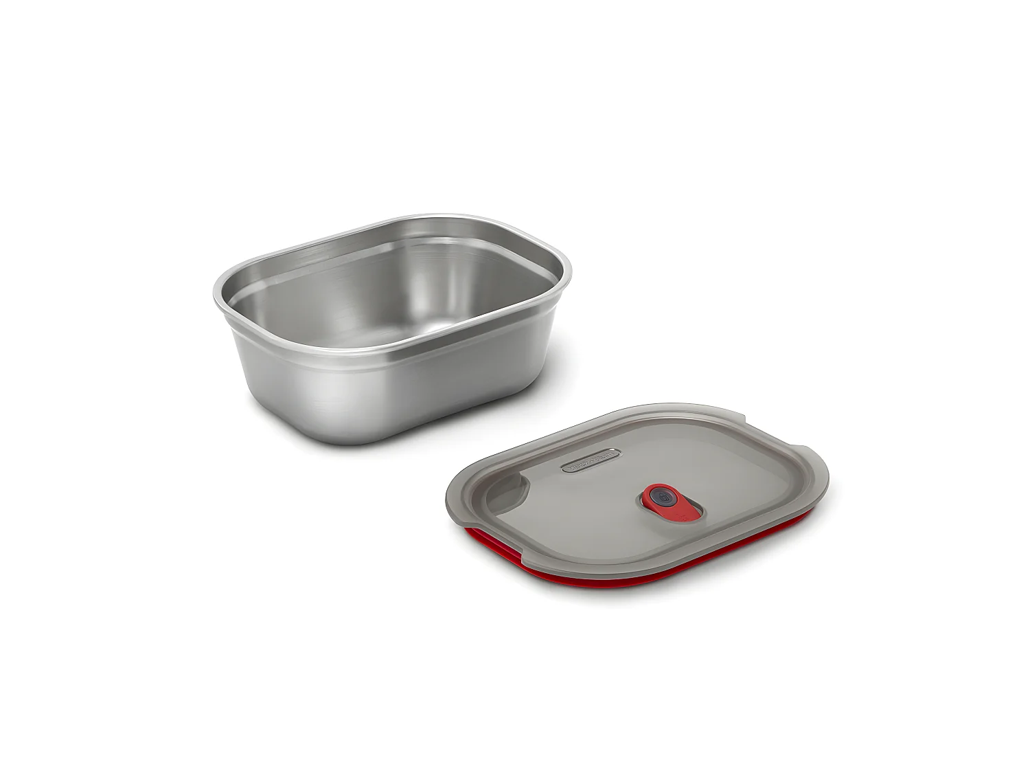 Lunch box acier micro-ondable 1,2l Argent  Black and Blum