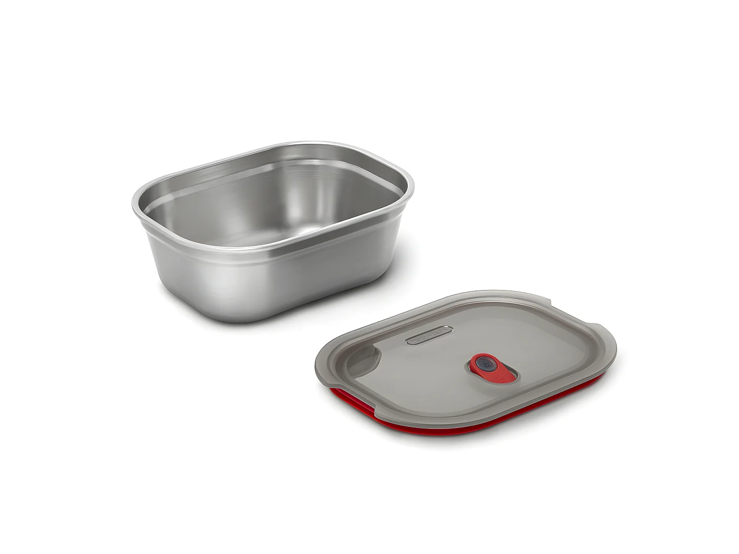 Lunch box acier micro-ondable 1,2l Argent  Black and Blum