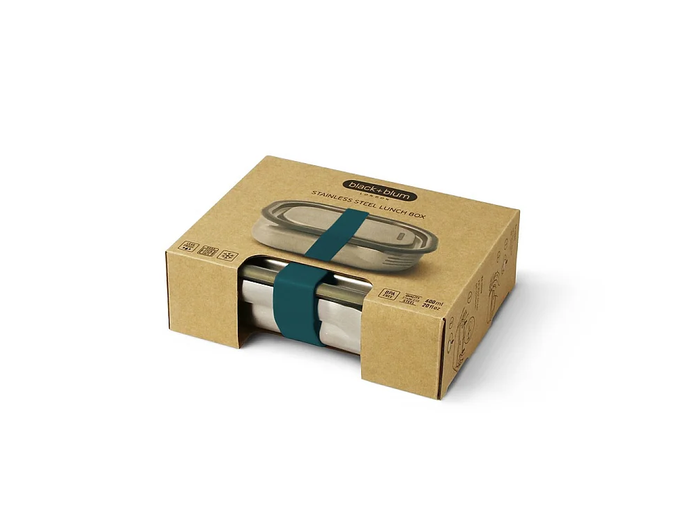 Mini Lunch box acier multifonctions bleu Bleu  Black and Blum