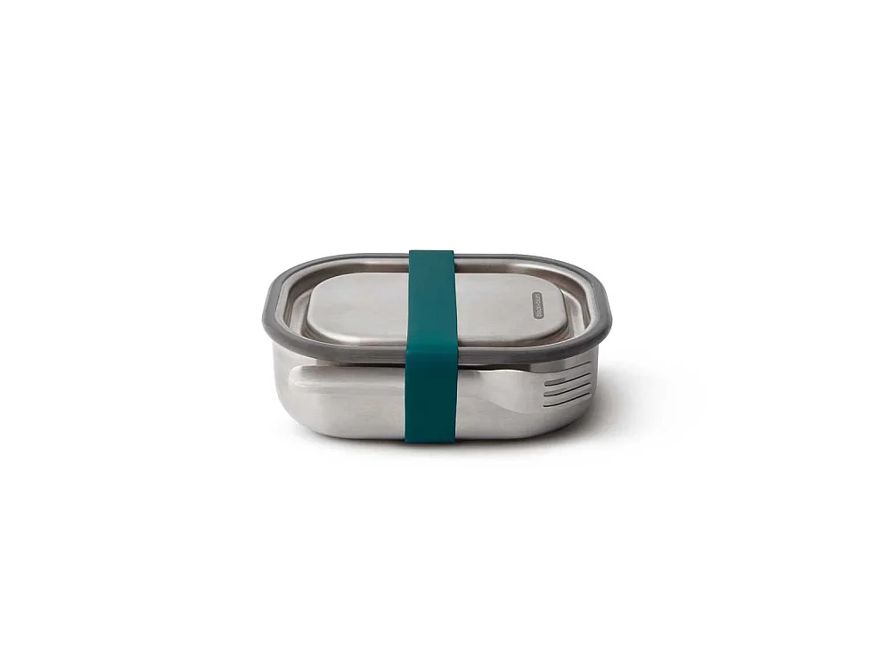 Mini Lunch box in acciaio multifunzione blu