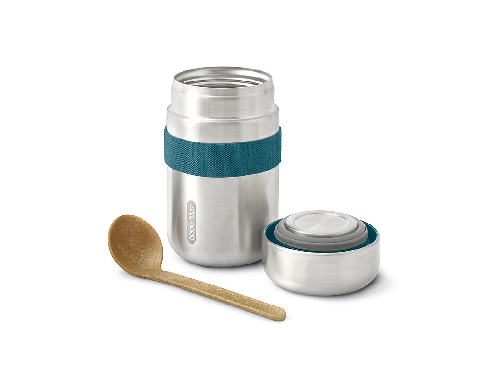 Pot isotherme Food Flask Bleu océan  Black and Blum