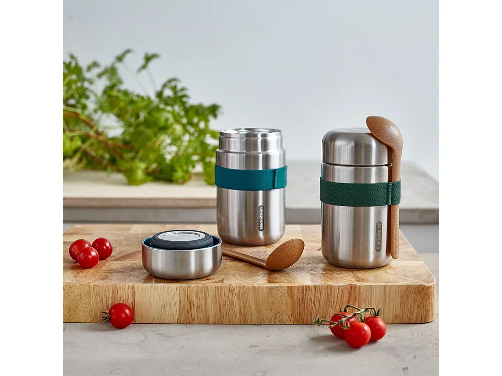 Pot isotherme Food Flask Bleu océan  Black and Blum
