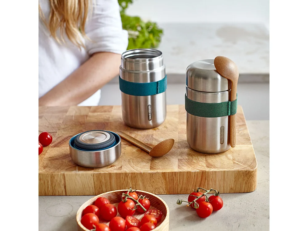 Pot isotherme Food Flask Bleu océan  Black and Blum