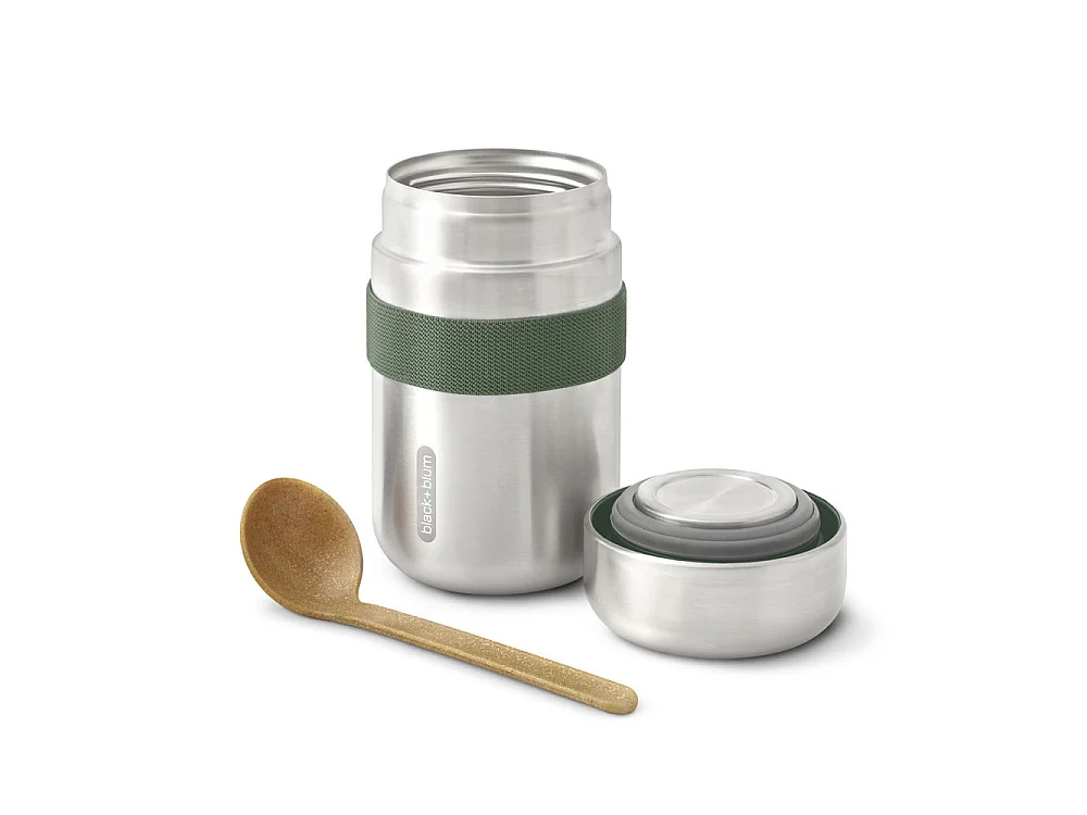 Pot isotherme Food Flask Bleu océan  Black and Blum