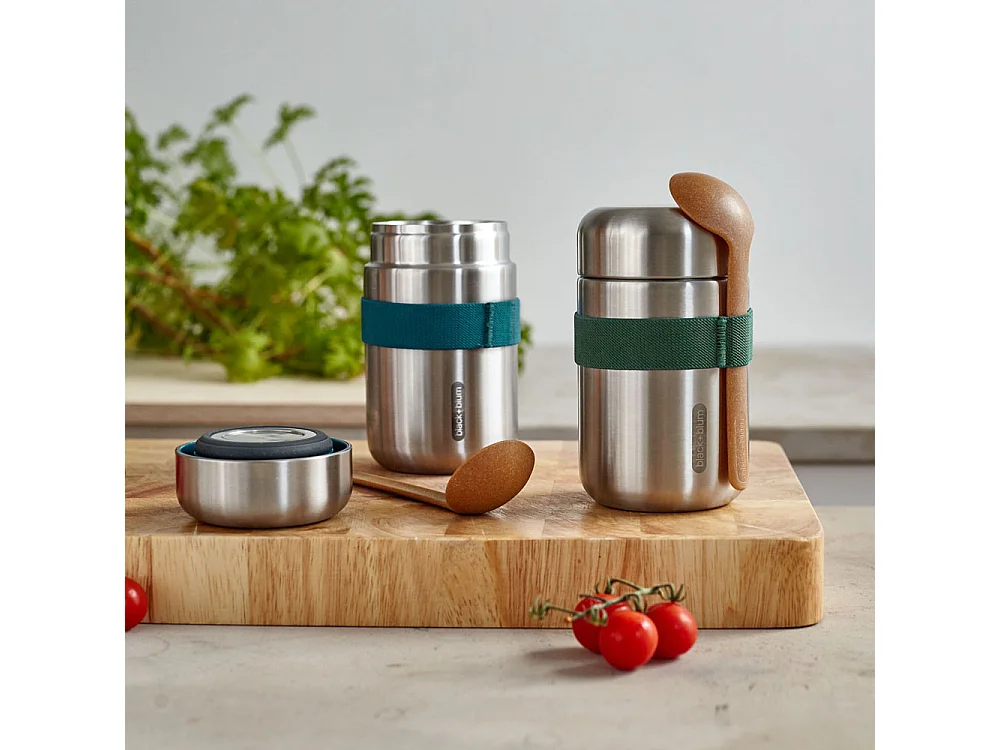 Pot isotherme Food Flask Bleu océan  Black and Blum