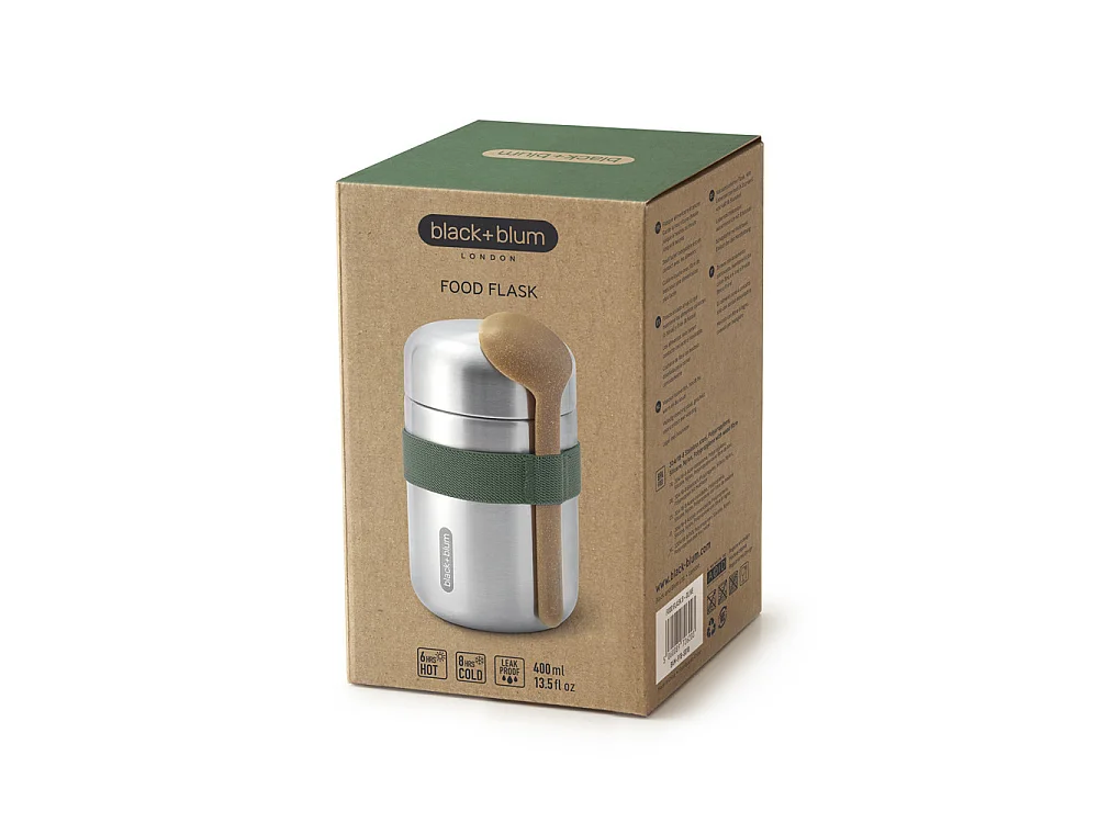 Pot isotherme Food Flask Bleu océan  Black and Blum