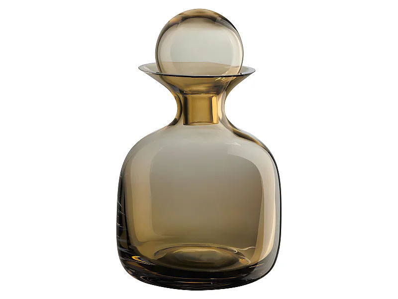 Brocca in vetro da 0,75 litri in vetro giallo