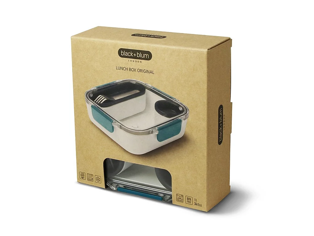 Lunch box original sans bpa Bleu océan  Black and Blum