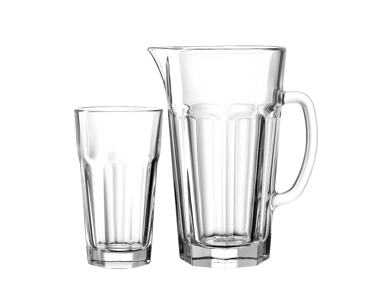Set de 6 verres et pichet assortis Transparent  Leonardo