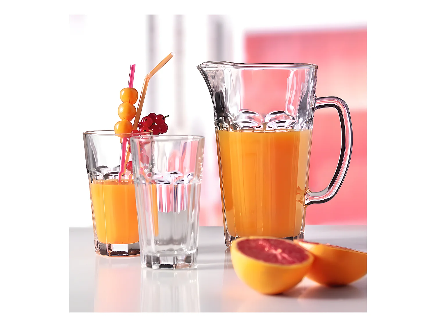 Set de 6 verres et pichet assortis Transparent  Leonardo