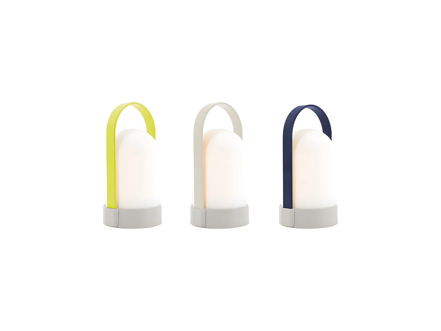 Trío de lámparas nómadas modern uri