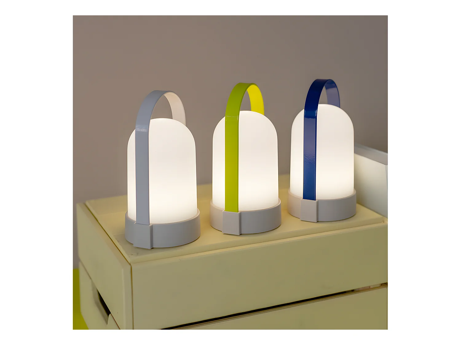 Trío de lámparas nómadas modern uri