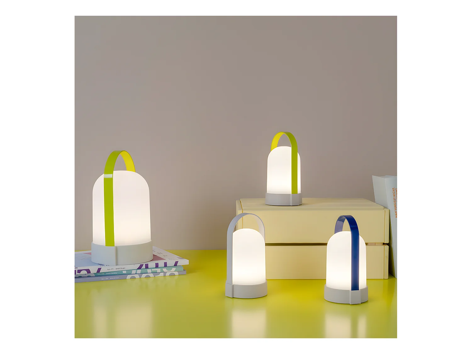 Trío de lámparas nómadas modern uri