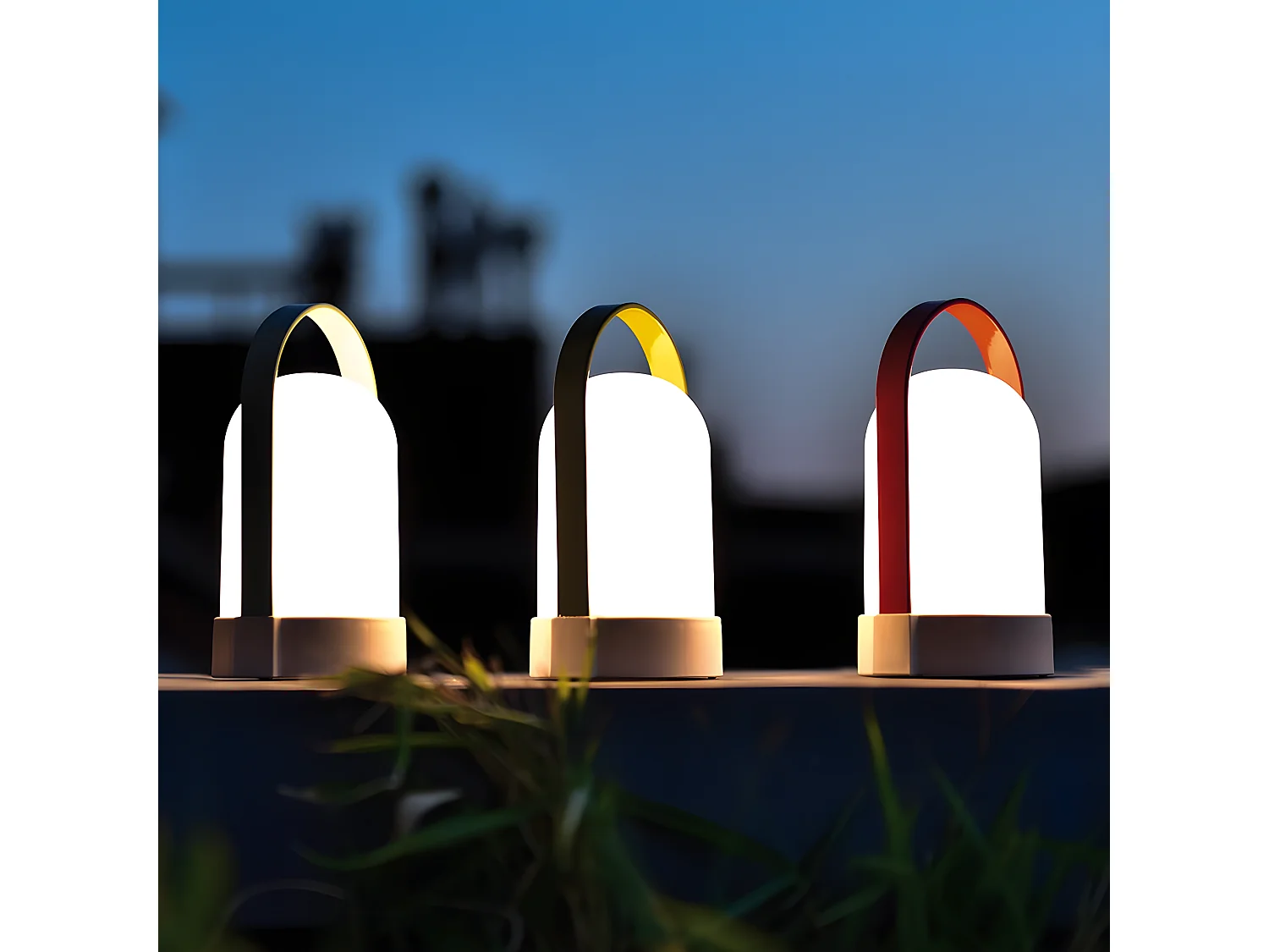 Trio di lampade nomadi classiche di Uri