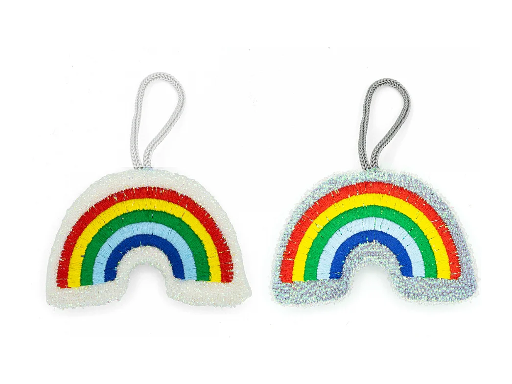 Lot de 2 éponges à vaisselle Arc-en-Ciel Multicolore  Kikkerland