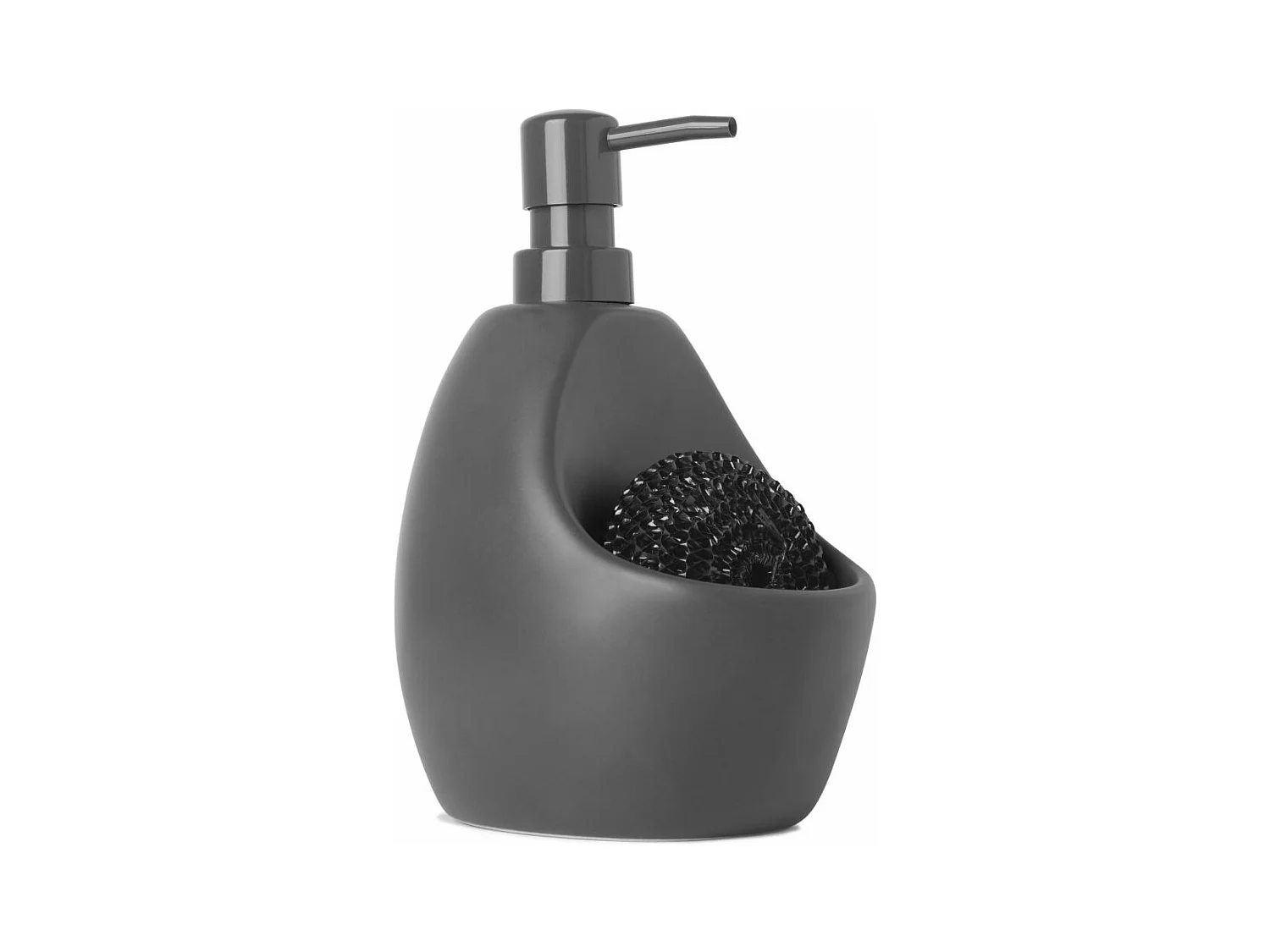 Dispenser di sapone e porta-spugna 2 in 1