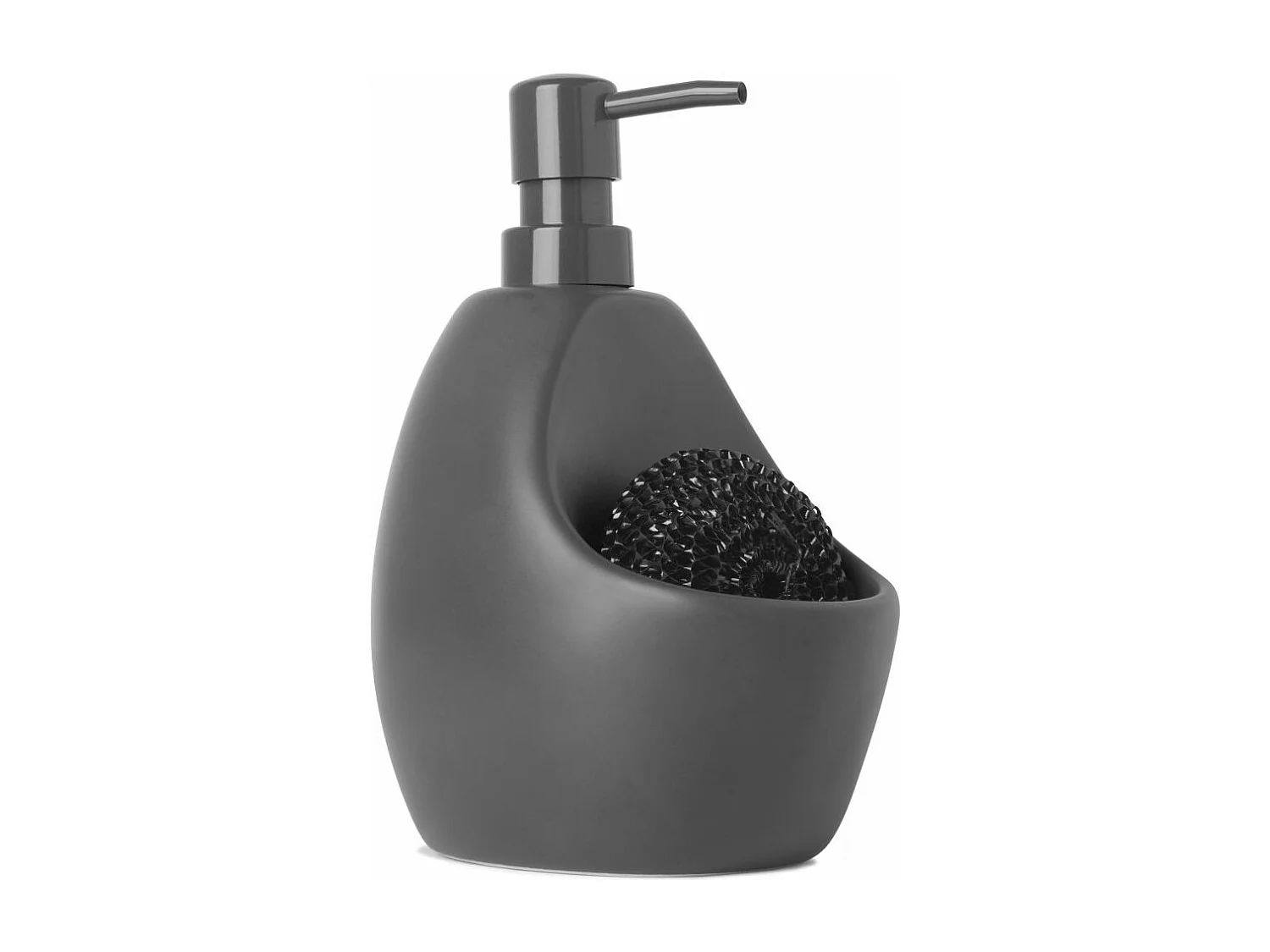 Dispenser di sapone e porta-spugna 2 in 1