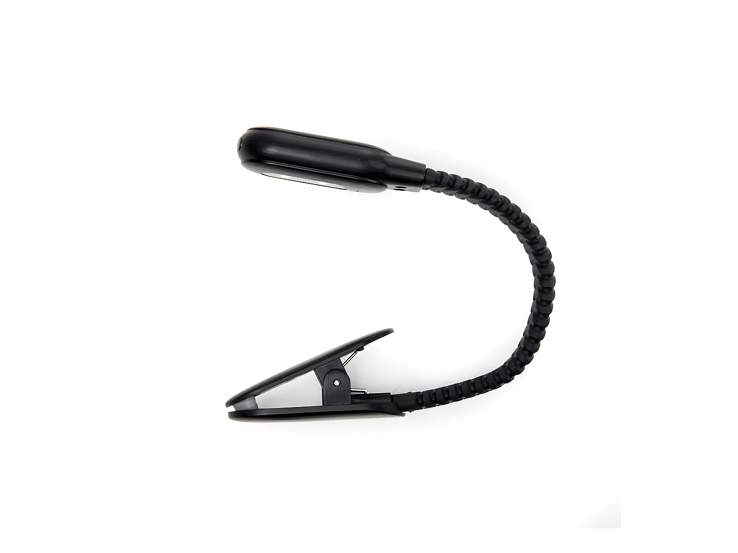 Lampe de lecture flexible Clip book Noir  Kikkerland