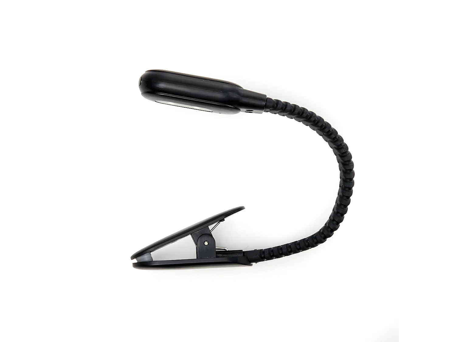 Lampe de lecture flexible Clip book Noir  Kikkerland