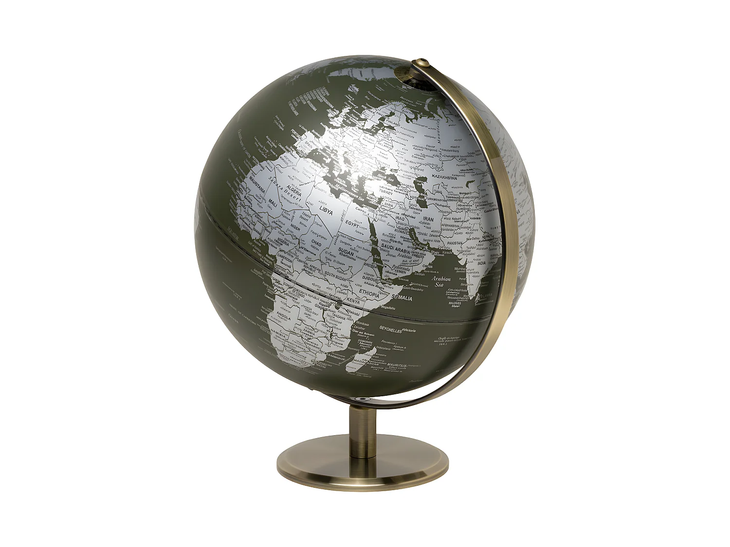 Globe terrestre lumineux vert Vert  Gentlemen's Hardware