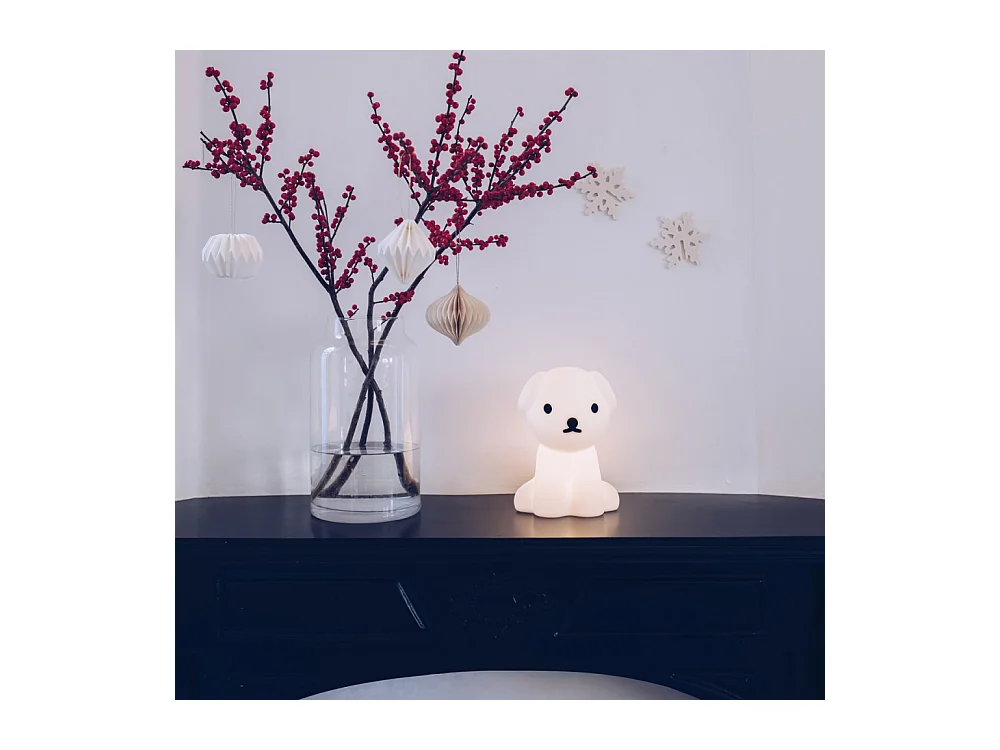 Veilleuse First light Snuffy Blanc  Mr Maria