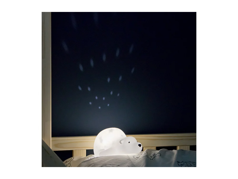 Veilleuse et projecteur Björn Blanc  Mr Maria