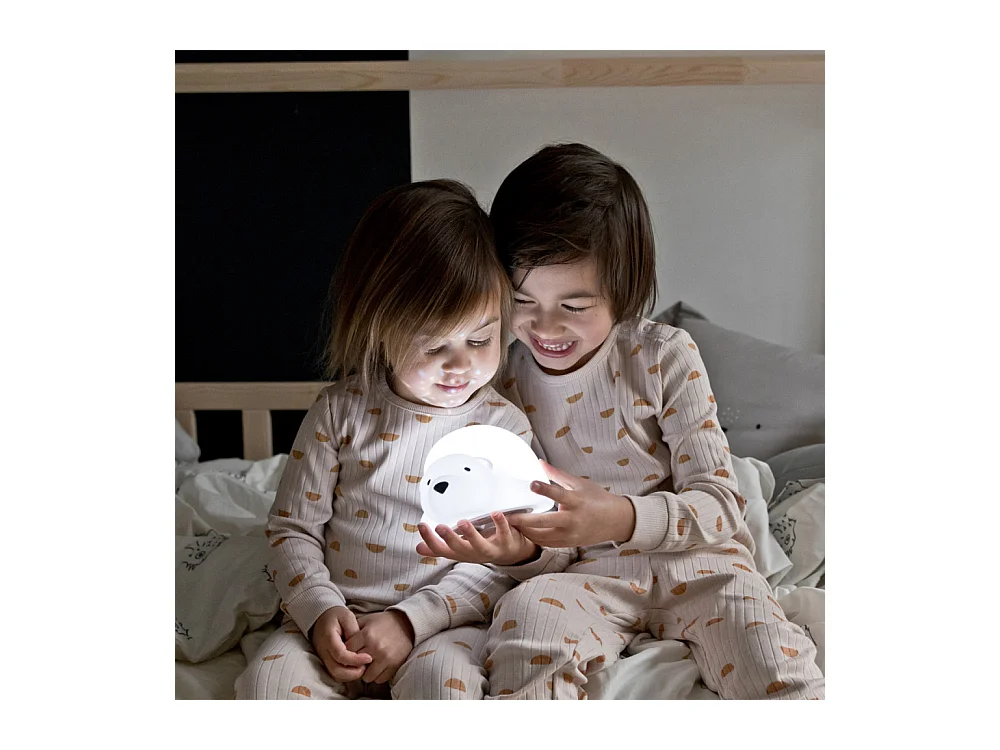 Veilleuse et projecteur Björn Blanc  Mr Maria