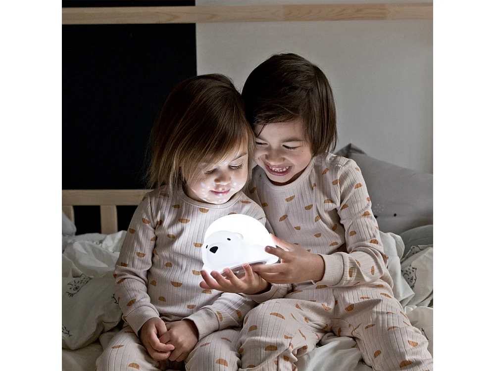 Veilleuse et projecteur Björn Blanc  Mr Maria