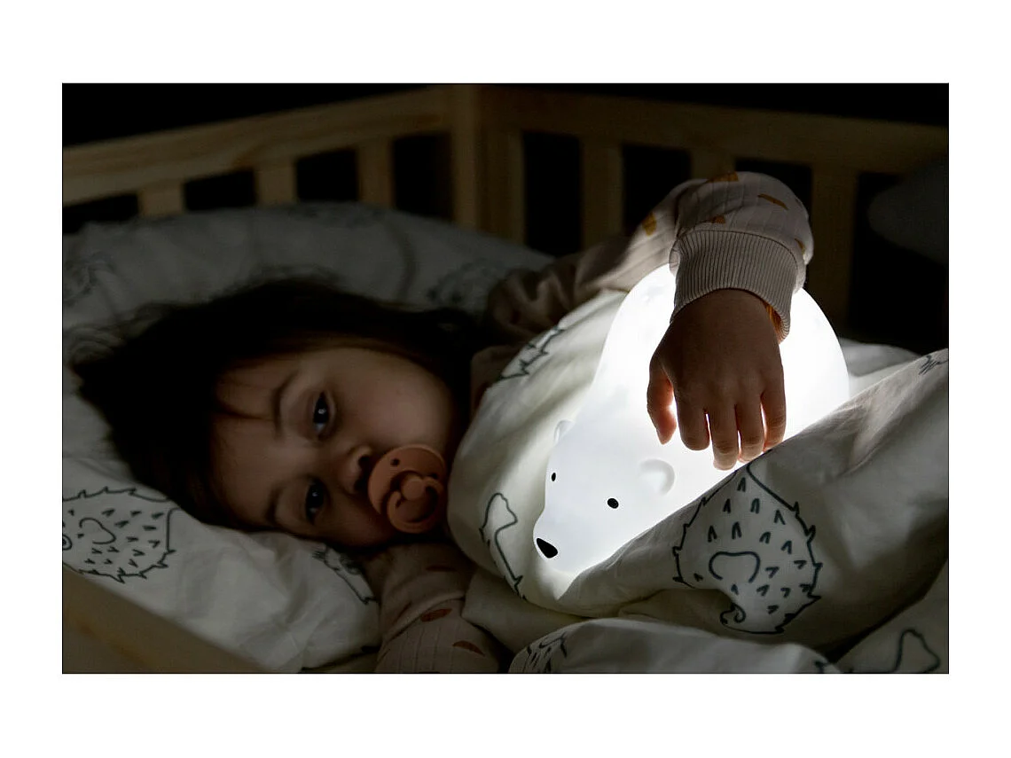 Veilleuse et projecteur Björn Blanc  Mr Maria