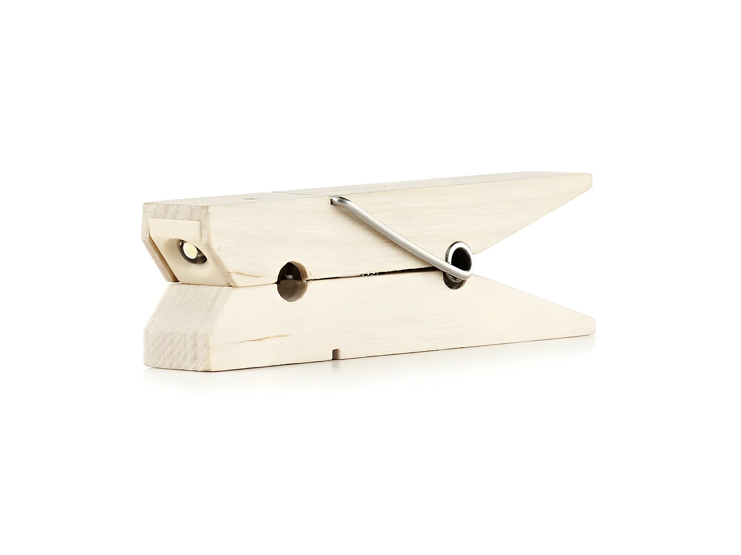 Lampe de lecture Pince à linge Naturel  Kikkerland