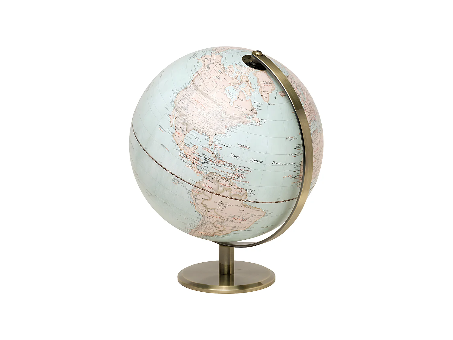 Globe terrestre lumineux vintage Multicolore  Gentlemen's Hardware