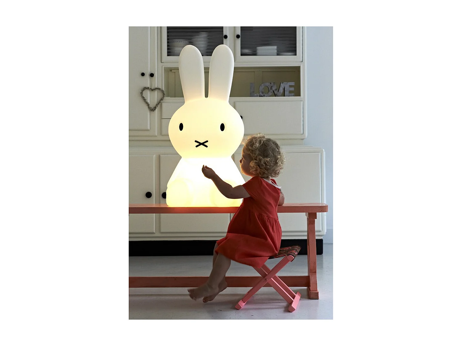 Lampe Miffy L Blanc  Mr Maria