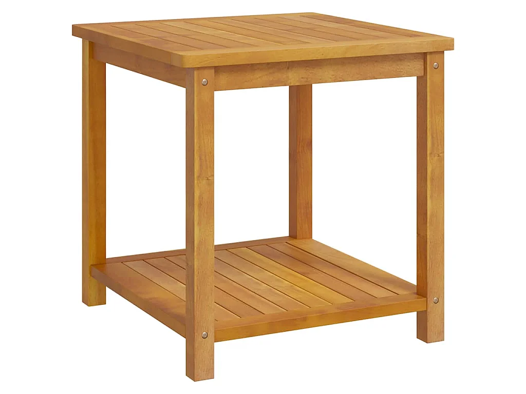 Table d'appoint Bois d'acacia massif 45x45x45 cm