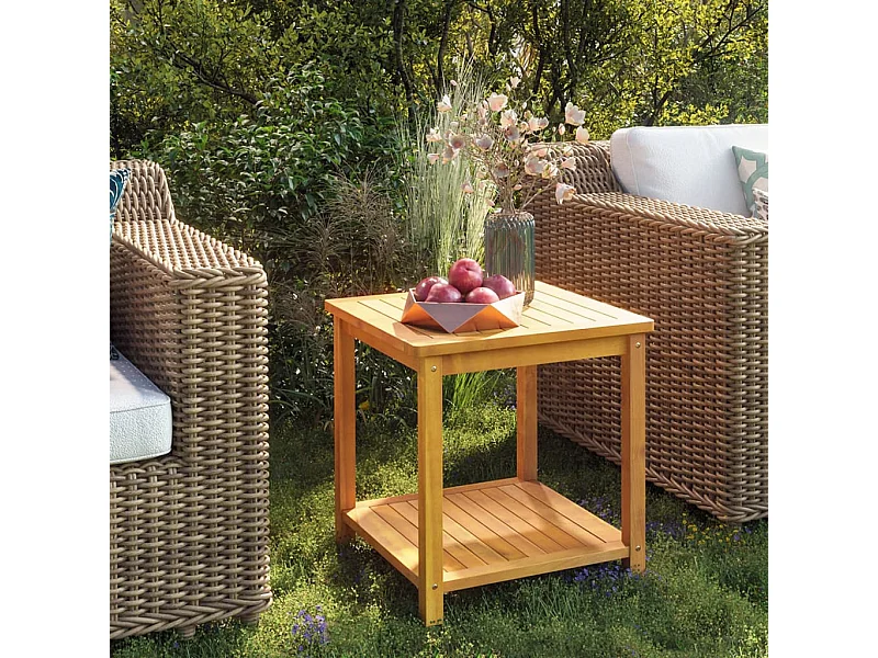 Table d'appoint Bois d'acacia massif 45x45x45 cm