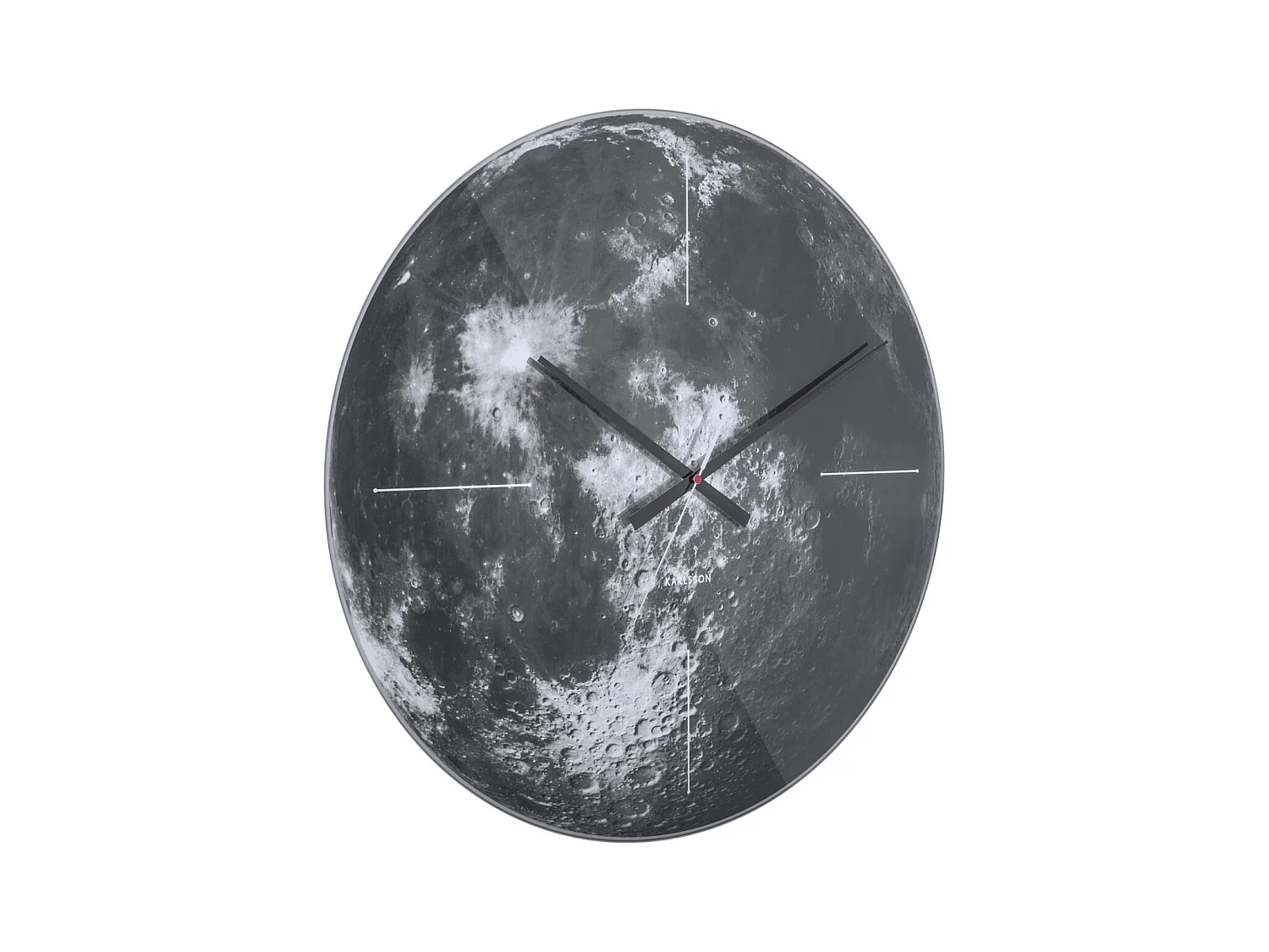Reloj de cristal Moon 60 cm