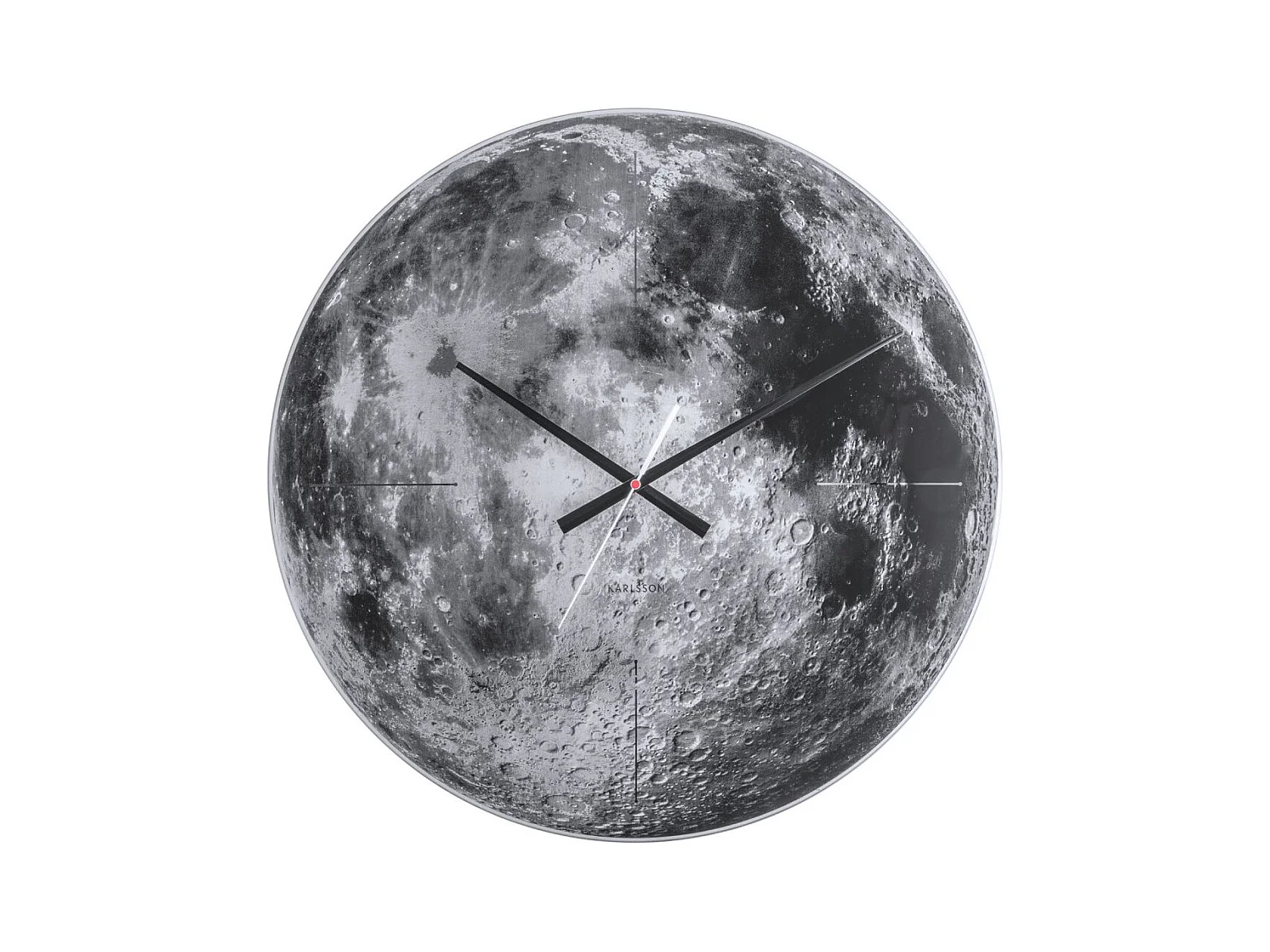 Reloj de cristal Moon 60 cm