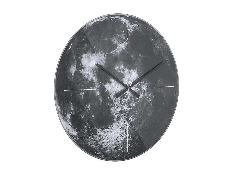 Horloge en verre Lune 60 cm