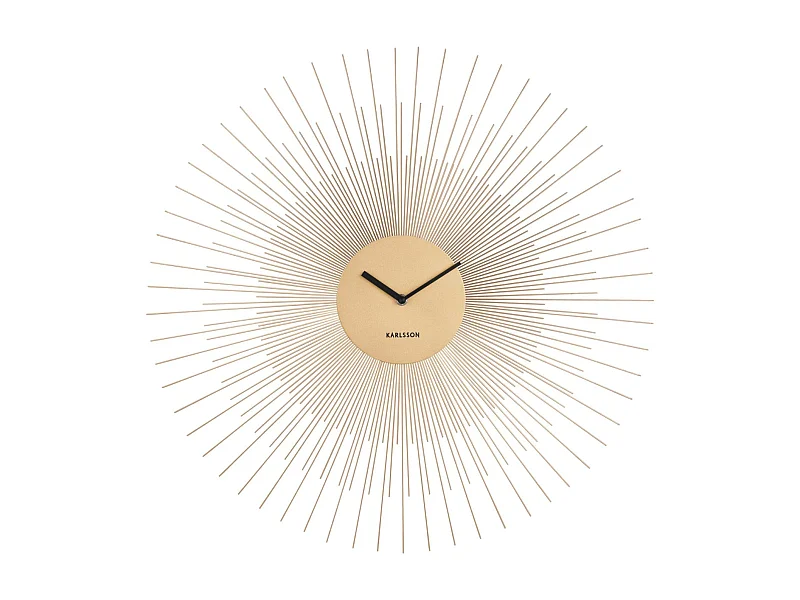 Wandklok Peony Large - Goud- Ø60cm