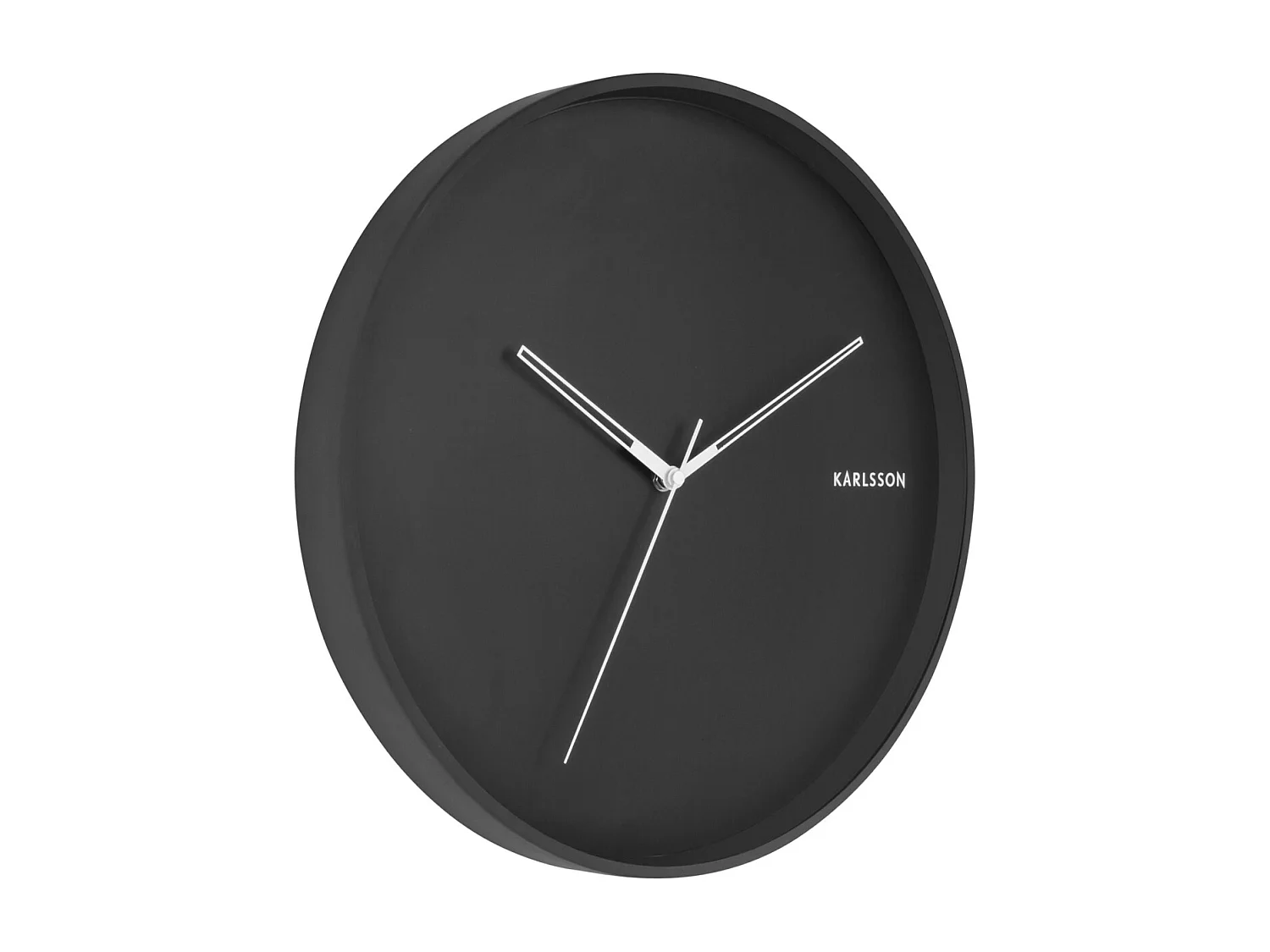 Horloge en métal Hue Noir