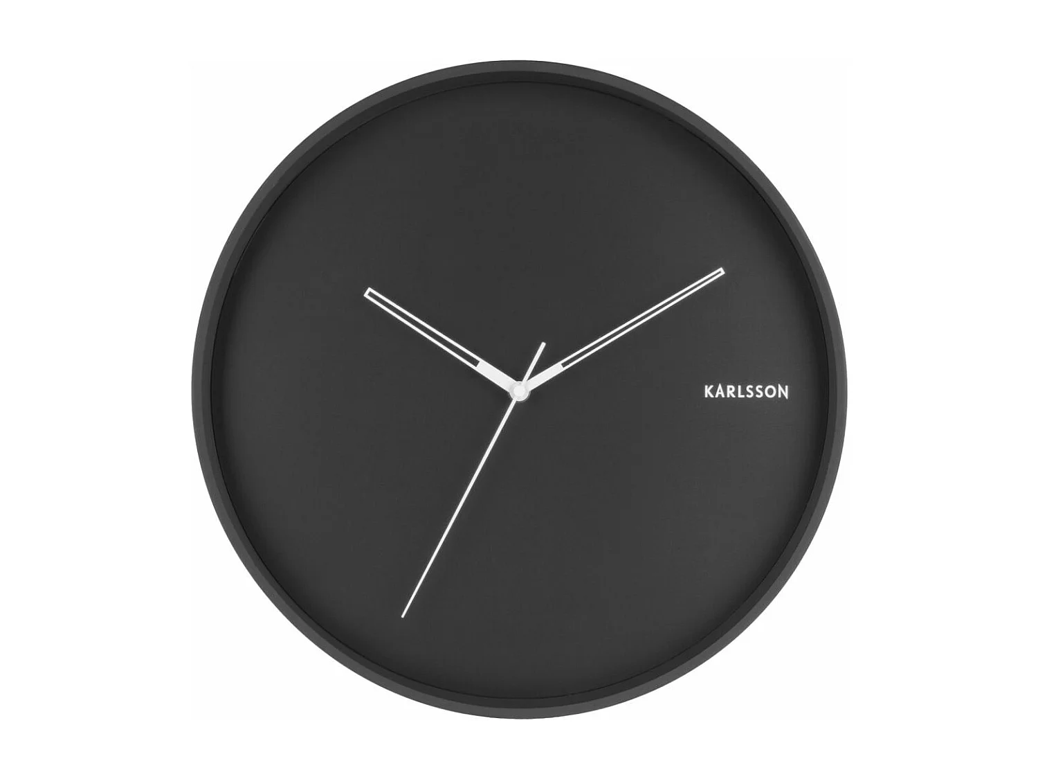 Horloge en métal Hue Noir